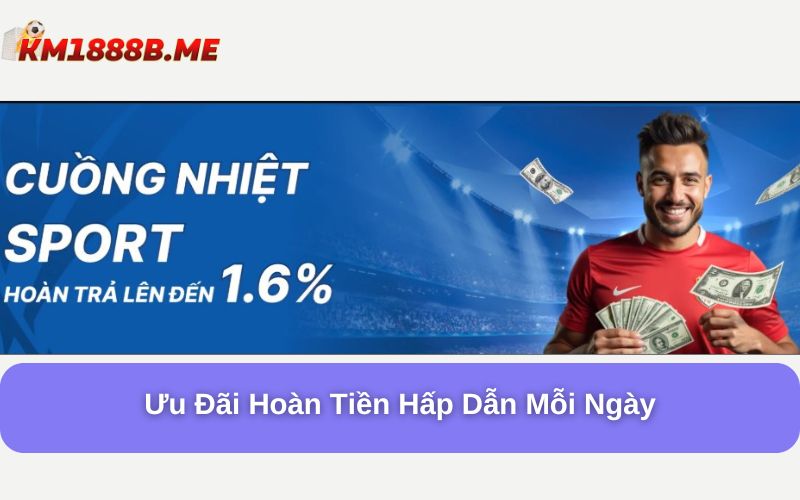 Ưu đãi hoàn tiền hấp dẫn mỗi ngày