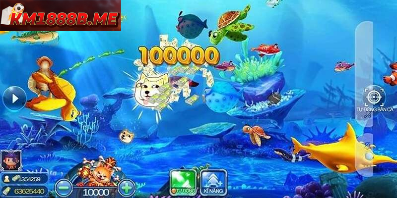 Cách Nâng Cấp Vũ Khí Trong Game Bắn Cá Đổi Thưởng Km1888b Trang bị súng mạnh tăng cơ hội thắng lớn